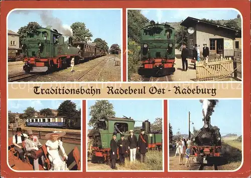 Lokomotive Traditionsbahn Radebeul Ost   Radeburg Zugpersonal  Kat. Eisenbahn
