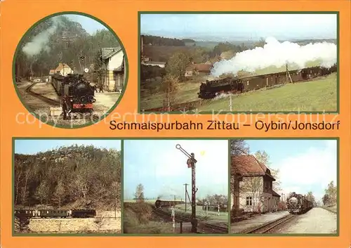 Lokomotive Schmalspurbahn Zittau   Oybin Jonsdorf  Kat. Eisenbahn