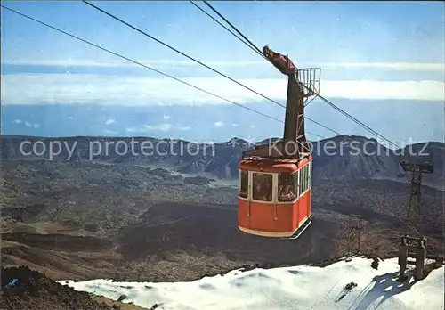 Seilbahn Teleferico del pico del Teide Tenerife  Kat. Bahnen