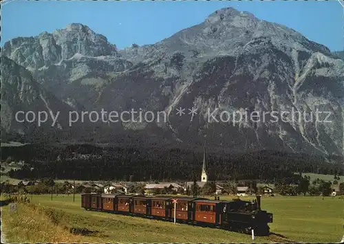 Eisenbahn Zillertalbahn Strass Rofan Tirol  Kat. Eisenbahn