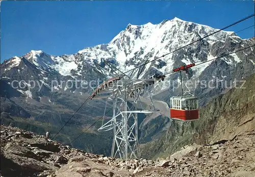 Seilbahn Macugnaga Funivia Passo Monte Moro Monte Rosa   Kat. Bahnen