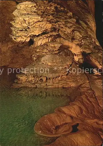 Hoehlen Caves Grottes Gouffre de Padirac Lac Superieur Stalagmites  Kat. Berge