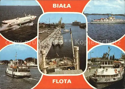 Motorschiffe Biala Flota Zeglugi Szczecinskiej Kat. Schiffe