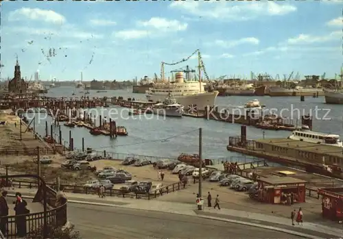 Schiffe Hamburg ueberseebruecke  Kat. Schiffe