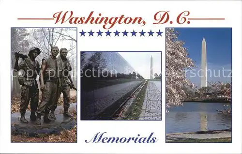 Denkmal Vietnam Veterans Memorial Washington D.C.   Kat. Denkmaeler