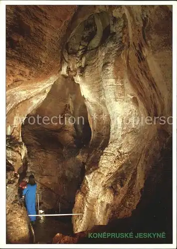 Hoehlen Caves Grottes Konepruske Jeskyne Svrchni patro Kat. Berge