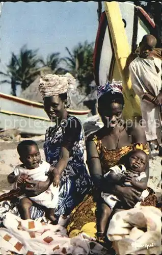 Typen Afrika Jeunes Mamans 