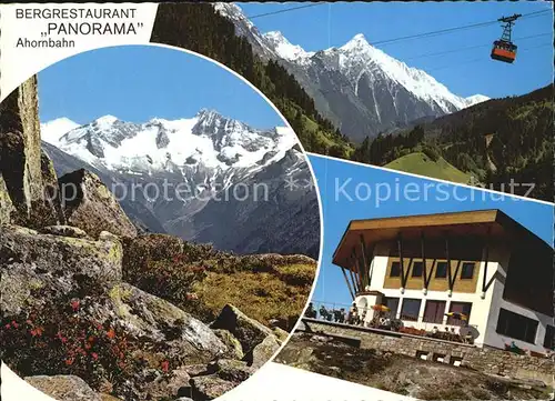 Zillertal Bergrestaurant Panorama Ahornbahn Filzenboden Kat. Regionales