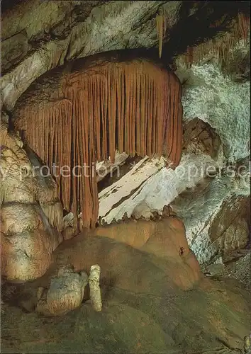 Hoehlen Caves Grottes Postojnska jama Cave Grotte Slowenien  Kat. Berge