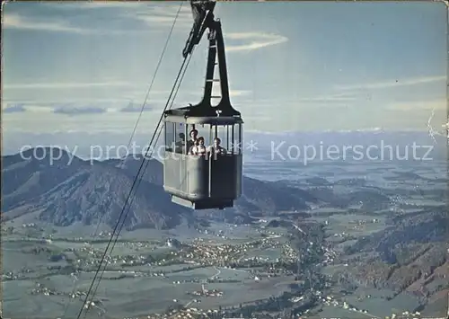 Seilbahn Rauschberg Ruhpolding Chiemsee  Kat. Bahnen