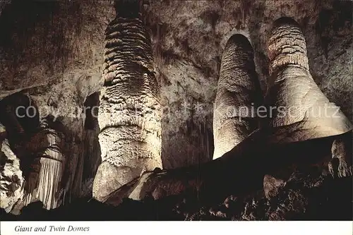 Hoehlen Caves Grottes Giant and Twin Domes Carlsbad Caverns National Park New Mexico Kat. Berge