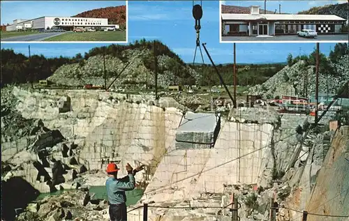 Tagebau Daylight Mining Rock of Age Granite Quarry Barre Vermont Kat. Rohstoffe Commodities