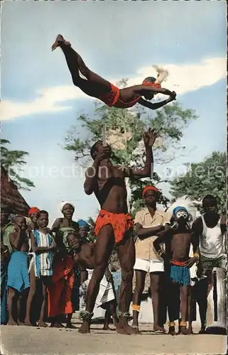 Typen Afrika Danseurs Acrobatiques 