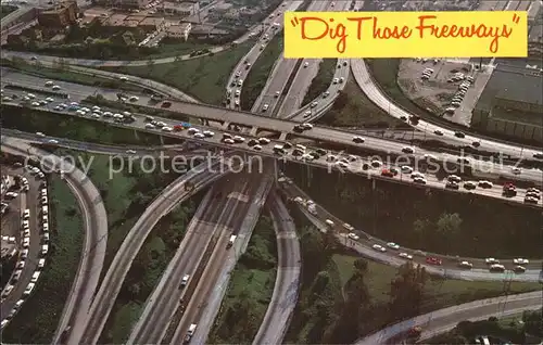Autobahn Freeway Interchanhge Los Angeles  Kat. Autos