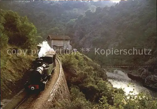 Lokomotive Chemin de Fer du Vivarais Ligne Tournon Lamastre  Kat. Eisenbahn