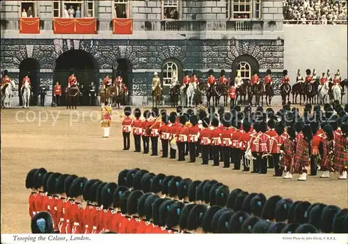 Leibgarde Wache Trooping the Colour London  Kat. Polizei