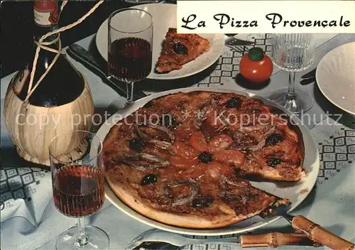 Lebensmittel Pizza Provencale Rezept  Kat. Lebensmittel