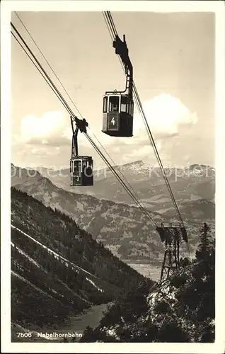 Seilbahn Nebelhorn Oberstdorf  Kat. Bahnen