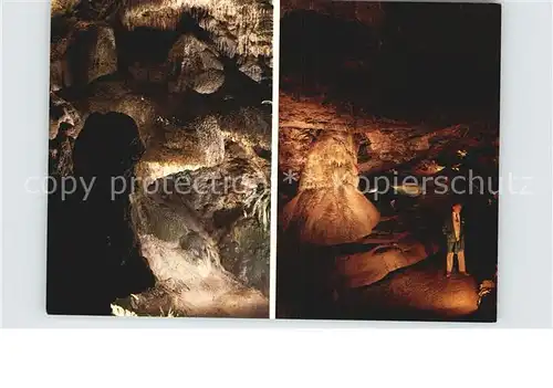 Hoehlen Caves Grottes Wookey Hole Wells Somerset Witch Giant Stalagmite Kat. Berge