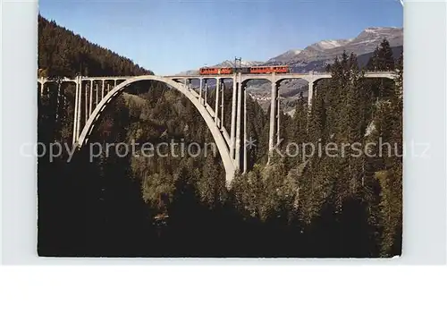 Viadukte Viaduc Langwies Chur Arosa Bahn  Kat. Bruecken
