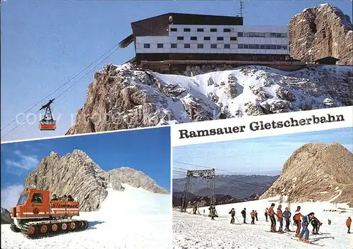 Seilbahn Gletscherbahn Ramsau Dachstein Bergstation Hunerkogel Kat. Bahnen