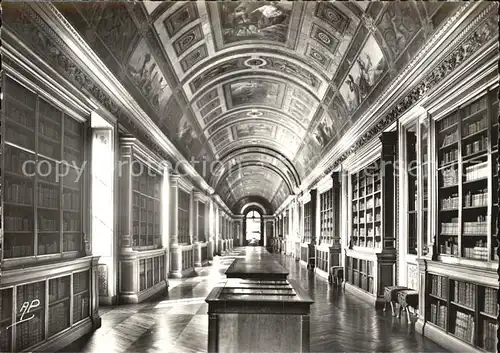 Bibliothek Library Palais de Fontainebleau Kat. Gebaeude