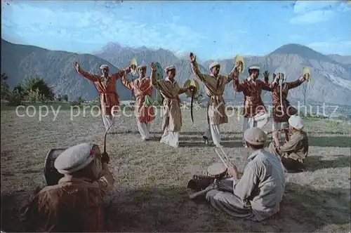 Tanz Taenzer Hunza Folk Dance Pakistan / Tanz /