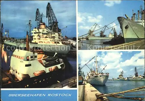 Schiffe ueberseehafen Rostock  Kat. Schiffe