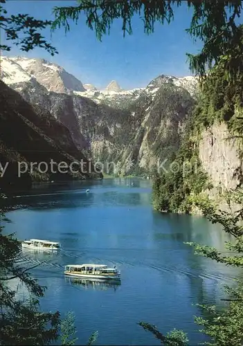 Motorschiffe Koenigssee Steinernes Meer  Kat. Schiffe