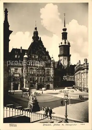 Foto Hahn Nr. 10895 Dresden Schloss Georgentor   Kat. Fotografie