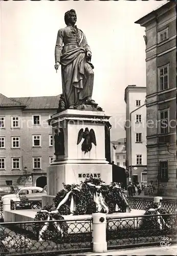 Mozart Wolfgang Amadeus Denkmal Salzburg Kat. Komponist