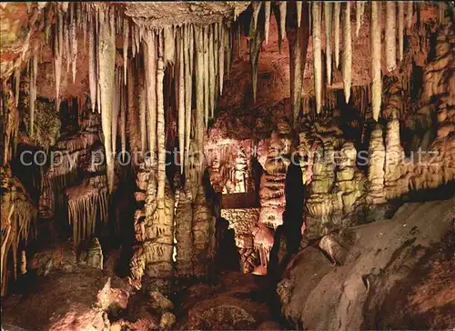 Hoehlen Caves Grottes Mallorca Cuevas de Campanet Sala del Lago Kat. Berge