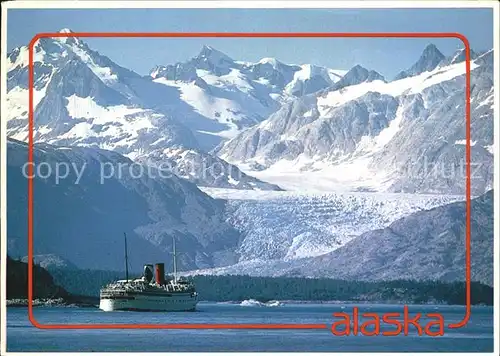 Dampfer Oceanliner Alaska Glacier Bay National Monument  Kat. Schiffe