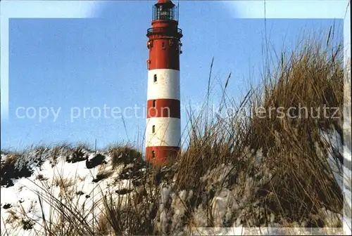 Leuchtturm Lighthouse Amrum Kat. Gebaeude