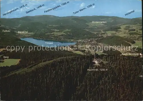 Schwarzwald Hochfirst Titisee Hinterzarten Feldberggebiet Kat. Regionales