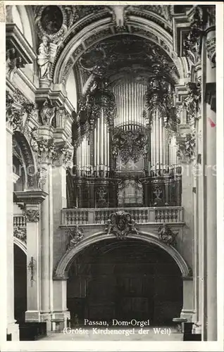 Kirchenorgel Passau Dom Orgel  Kat. Musik