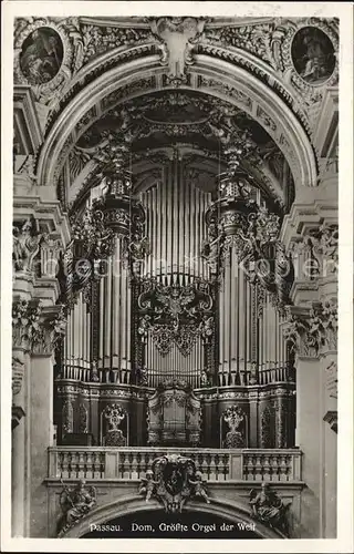 Kirchenorgel Passau Dom  Kat. Musik