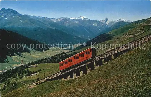 Zahnradbahn Parsennbahn Davos Piz d Aela Tinzenhorn Piz Michel  Kat. Bergbahn