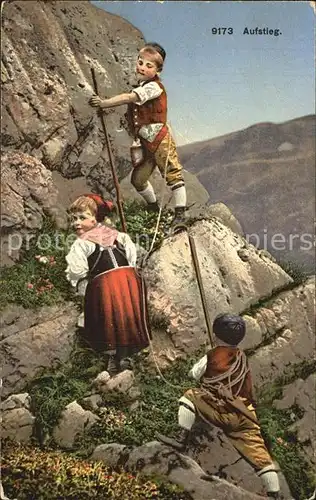 Klettern Bergsteigen Kinder Trachten  Kat. Bergsteigen