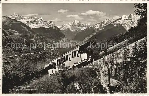 Zahnradbahn Seelisbergbahn Bristenstock  Kat. Bergbahn