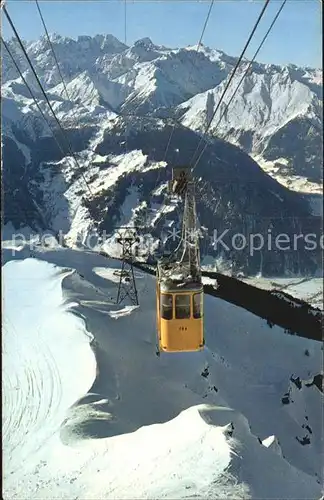 Seilbahn Teleferique des Attelas Verbier Valais Mont Blanc  Kat. Bahnen