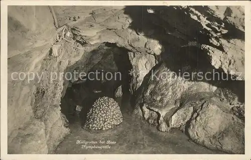 Hoehlen Caves Grottes Hoellgrotten Baar Nymphengrotte Kat. Berge