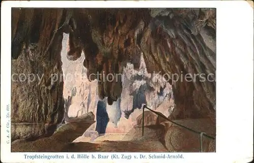 Hoehlen Caves Grottes Tropfsteingrotten Baar Dr. Schmid Arnold  Kat. Berge
