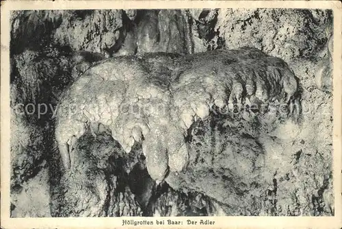 Hoehlen Caves Grottes Hoellgrotten Baar Adler  Kat. Berge