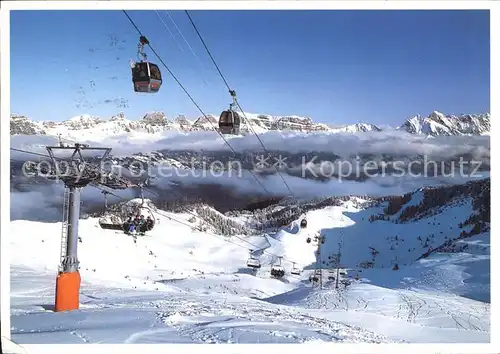 Seilbahn Maschgenkamm Chrifirsten Flumserberg Kat. Bahnen