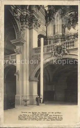 Kirchenorgel Dom Passau  Kat. Musik