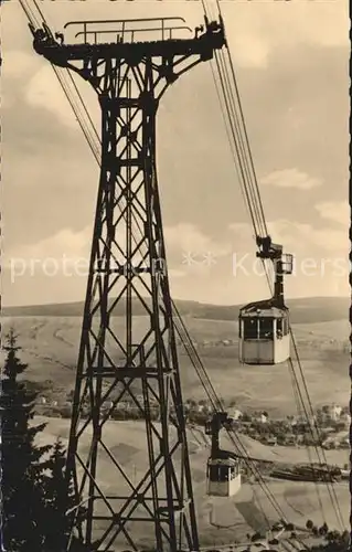 Seilbahn Oberwiesenthal Erzgebirge  Kat. Bahnen