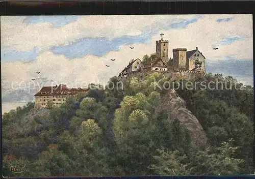 Verlag WIRO Wiedemann Nr. 3502 Eisenach Wartburg von Suedwest Kat. Verlage