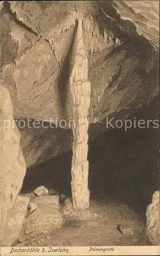 Hoehlen Caves Grottes Dechenhoehle Iserlohn Palmengrotte  Kat. Berge