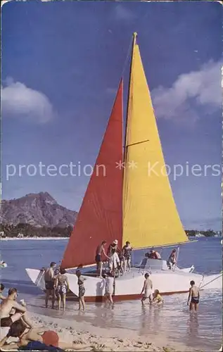 Segelboote Big Sailing Catamaran Hawaii Kat. Schiffe